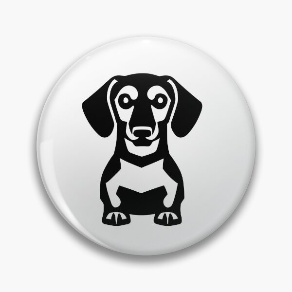 Item preview, Dachshund Dog cute minimal design black/white designed and sold by Leivenaar.