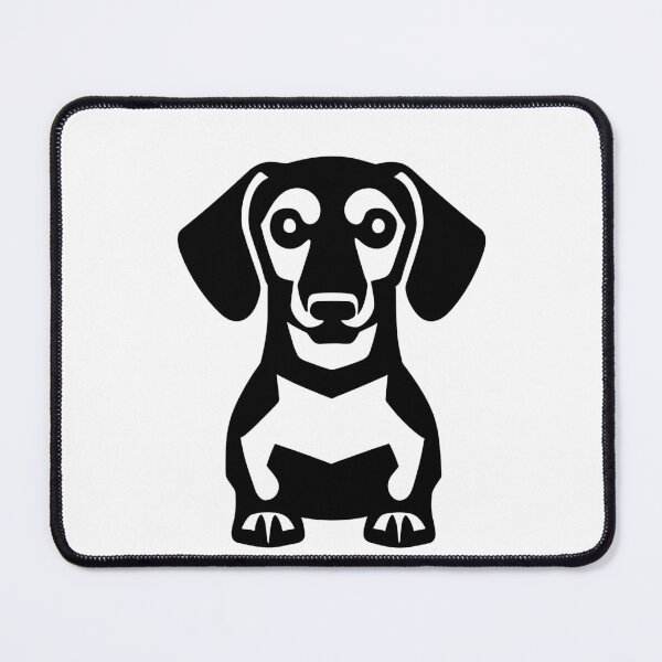 Item preview, Dachshund Dog cute minimal design black/white designed and sold by Leivenaar.
