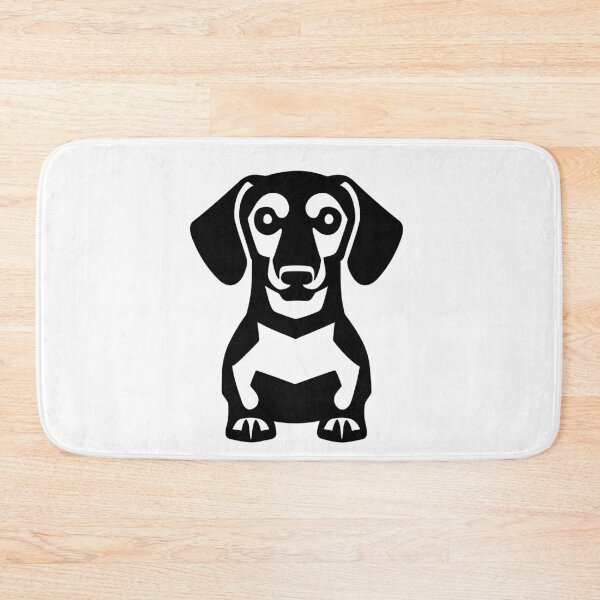 Item preview, Dachshund Dog cute minimal design black/white designed and sold by Leivenaar.