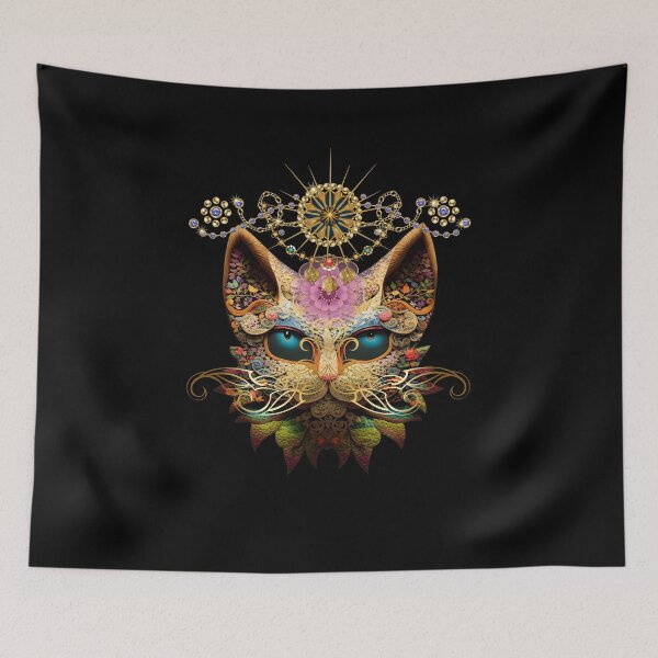 Item preview, Mystical masquerade cat in jewelry designed and sold by GorinART.