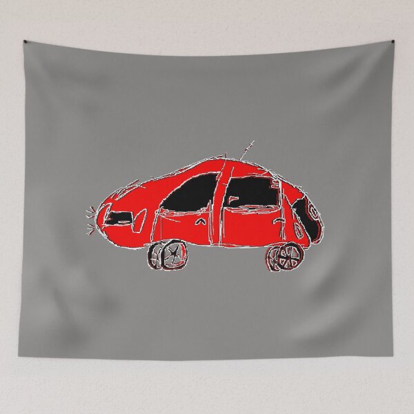 Item preview, car childrens drawing pencil pixelart designed and sold by 4rpixs.