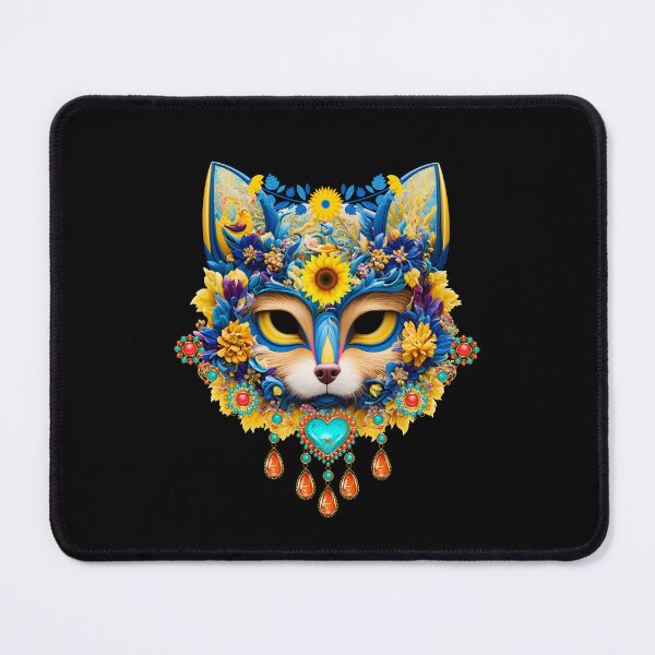 Item preview, Mystical masquerade cat in jewelry designed and sold by GorinART.