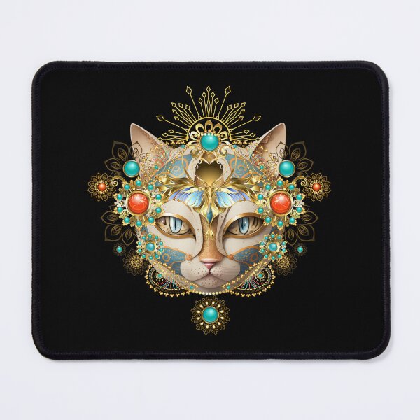 Item preview, Mystical masquerade cat in jewelry designed and sold by GorinART.