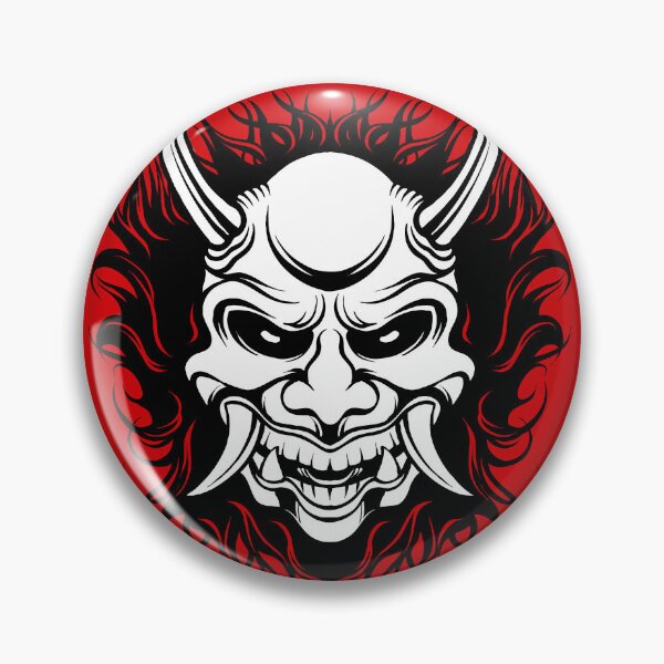 Item preview, kabuki japanese mask designed and sold by faridzartwork.