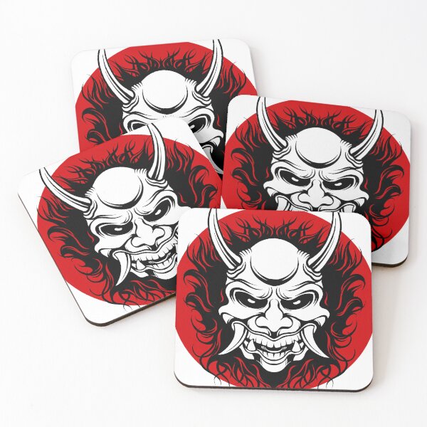 Item preview, kabuki japanese mask designed and sold by faridzartwork.