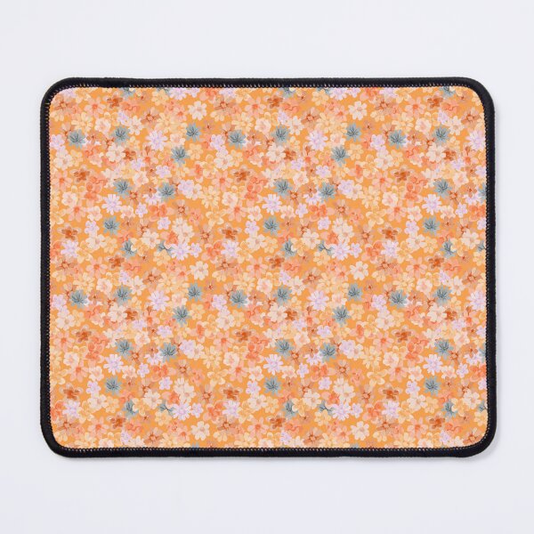 Item preview, Orange Ditsy Floral: Red, Gray, White designed and sold by ara-designs.
