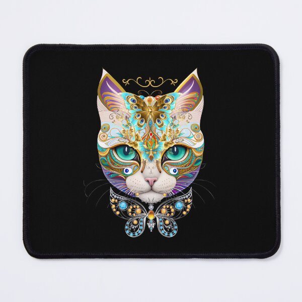 Item preview, Mystical masquerade cat in jewelry designed and sold by GorinART.