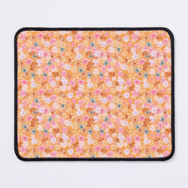 Item preview, Orange Ditsy Floral: Pink, Gray, White designed and sold by ara-designs.