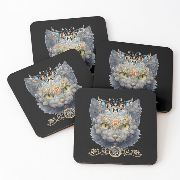 Item preview, Mystical masquerade cat in jewelry designed and sold by GorinART.