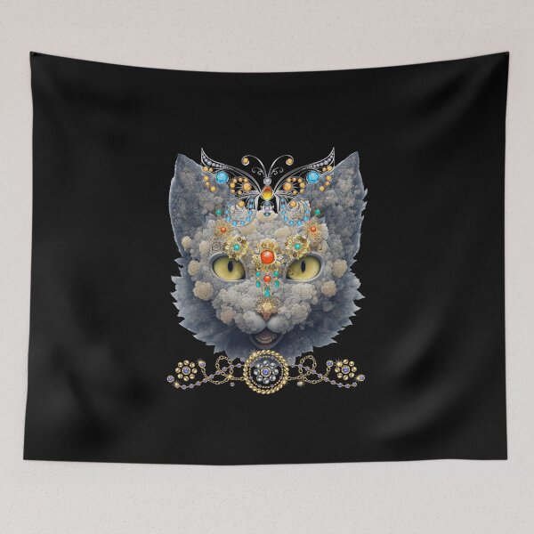 Item preview, Mystical masquerade cat in jewelry designed and sold by GorinART.