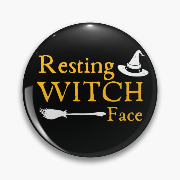 Item preview, Resting Witch Face Funny Halloween designed and sold by RedPumpFlash.