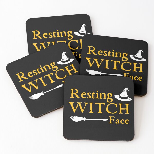 Item preview, Resting Witch Face Funny Halloween designed and sold by RedPumpFlash.