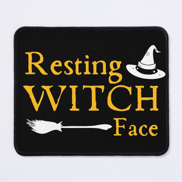 Item preview, Resting Witch Face Funny Halloween designed and sold by RedPumpFlash.