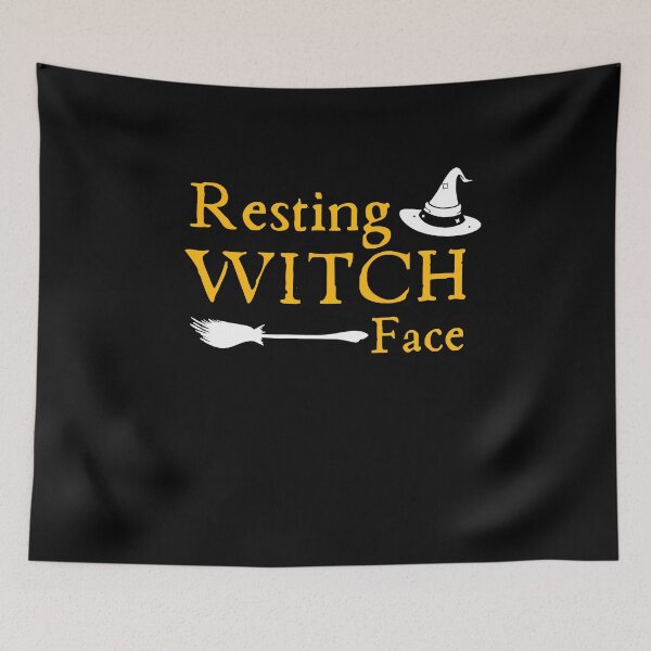 Item preview, Resting Witch Face Funny Halloween designed and sold by RedPumpFlash.