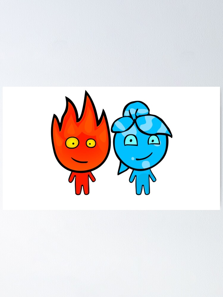 Fireboy And Watergirl  Fireboy and watergirl, Girl in water, Mini