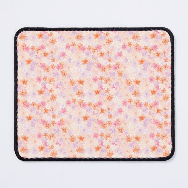 Item preview, Soft Pink Ditsy Floral: Orange, Purple, White designed and sold by ara-designs.