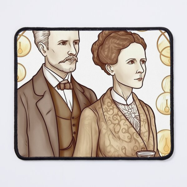 Item preview, Pierre and Marie Curie designed and sold by ComicsFactory.