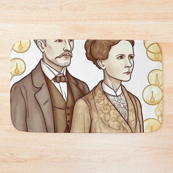 Item preview, Pierre and Marie Curie designed and sold by ComicsFactory.