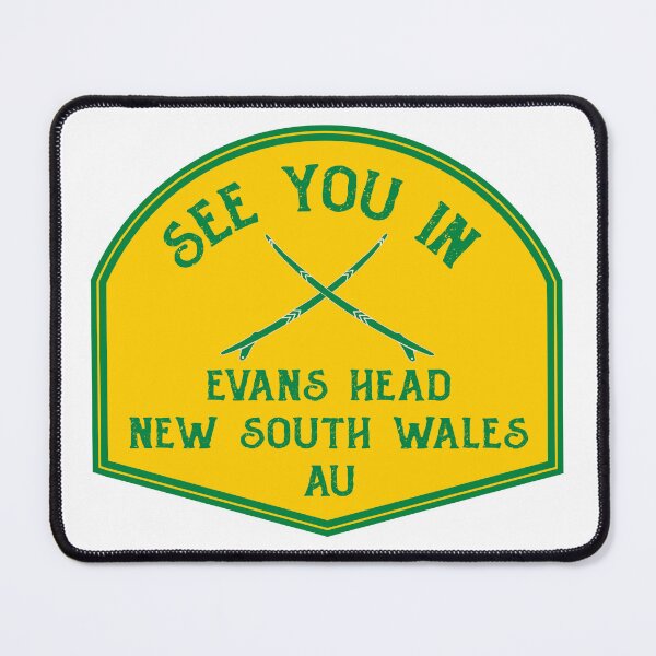 Item preview, Evans Head-New South Wales-Australia-Green and Gold-See You In Evans Head designed and sold by defimo.