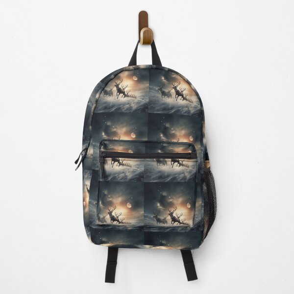 Item preview, reindeer flying across the cloudy sky designed and sold by DanieWoods.
