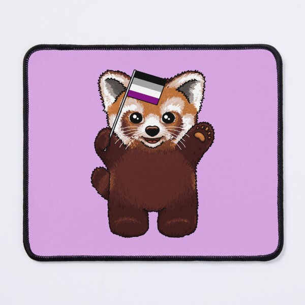 Item preview, Little Red Panda Ace Pride designed and sold by Art by Veya.