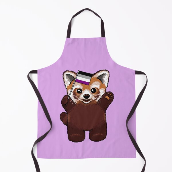 Item preview, Little Red Panda Ace Pride designed and sold by Art by Veya.