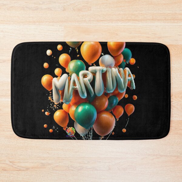 Item preview, Martina Name Gift Ideas Birthday Party Balloons designed and sold by OliDesigns.
