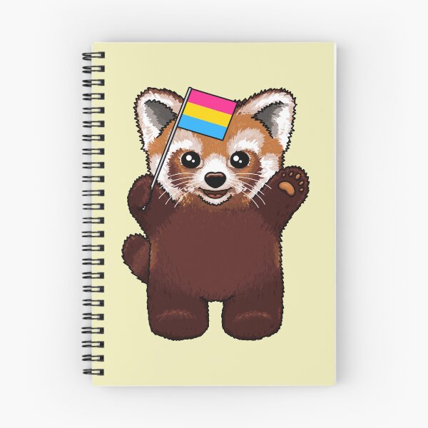 Item preview, Little Red Panda Pan Pride designed and sold by Art by Veya.