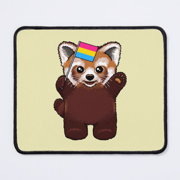 Item preview, Little Red Panda Pan Pride designed and sold by Art by Veya.