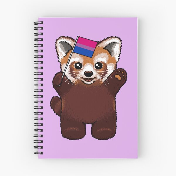 Item preview, Little Red Panda Bi Pride designed and sold by Art by Veya.