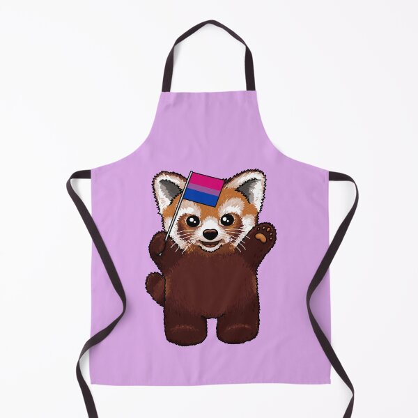 Item preview, Little Red Panda Bi Pride designed and sold by Art by Veya.
