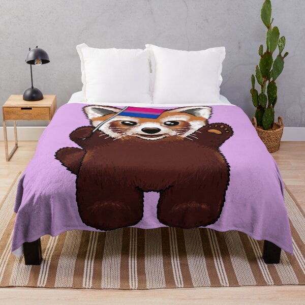 Item preview, Little Red Panda Bi Pride designed and sold by Art by Veya.
