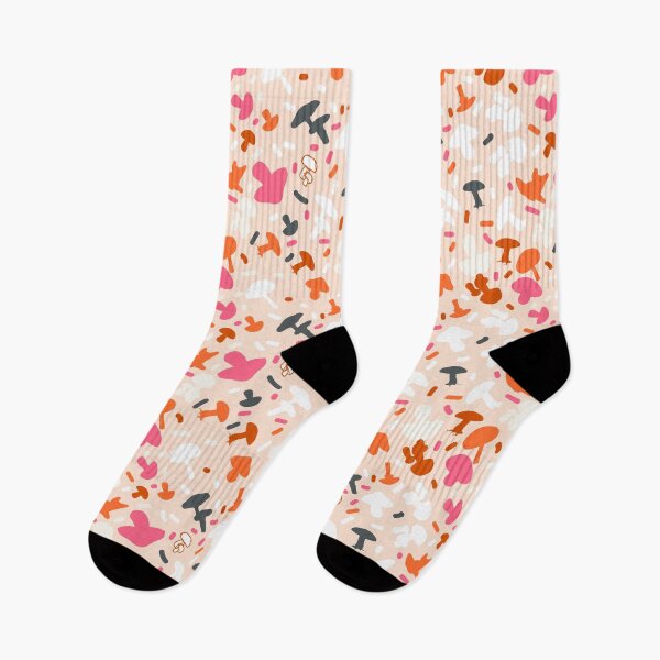 Item preview, Pink Mushroom Delight: Fuchsia, Orange, White designed and sold by ara-designs.