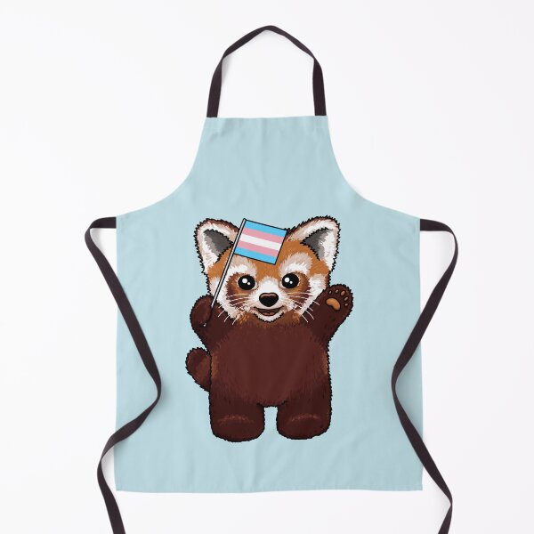 Item preview, Little Red Panda Trans Pride designed and sold by Art by Veya.