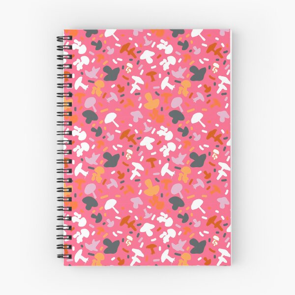 Item preview, Fuchsia Mushroom Fantasy: Black, Orange, White designed and sold by ara-designs.