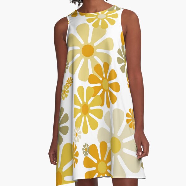 Item preview, 60's 70's Retro Flowers Fall Aesthetic designed and sold by MellowCat.