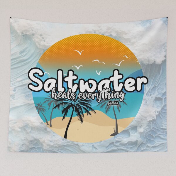 Item preview, Saltwater Heals Everything designed and sold by Jenson Major.