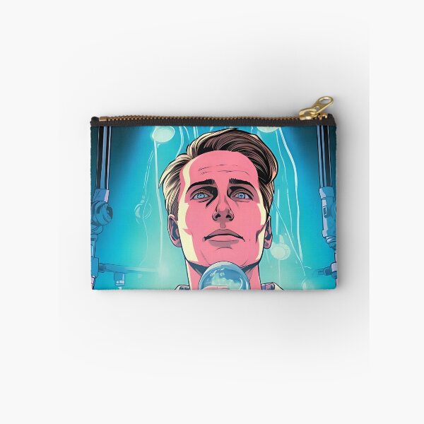 Item preview, Man and machine: Blue light in the glass designed and sold by ArrangedDesigns.