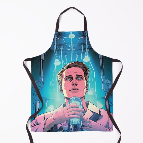 Item preview, Man and machine: Blue light in the glass designed and sold by ArrangedDesigns.
