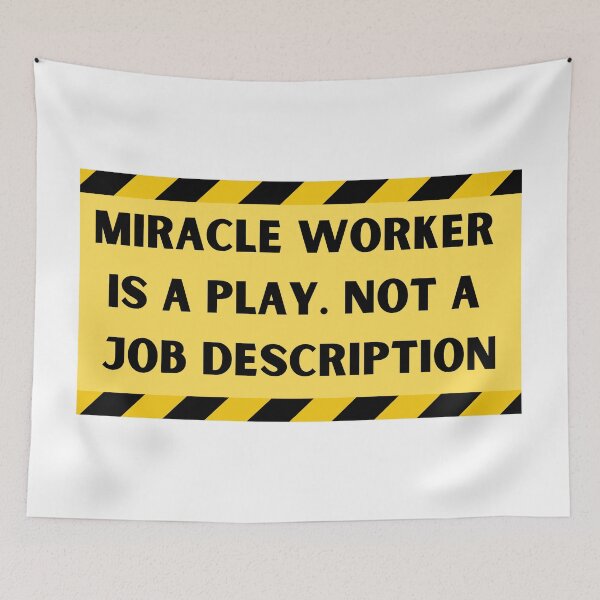 Item preview, Miracle Worker is a play designed and sold by Proptologist.