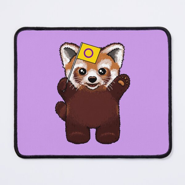 Item preview, Little Red Panda Intersex Pride designed and sold by Art by Veya.