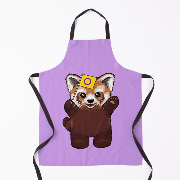 Item preview, Little Red Panda Intersex Pride designed and sold by Art by Veya.