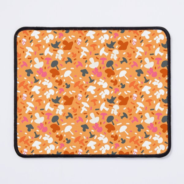 Item preview, Orange Mushroom Wonderland: Black, Red, White designed and sold by ara-designs.
