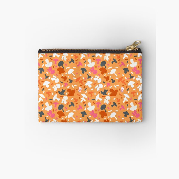 Item preview, Orange Mushroom Wonderland: Black, Red, White designed and sold by ara-designs.