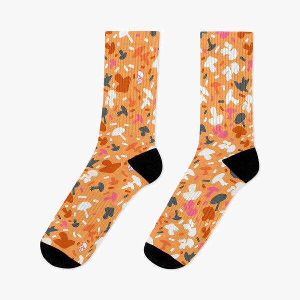 Item preview, Orange Mushroom Wonderland: Black, Red, White designed and sold by ara-designs.
