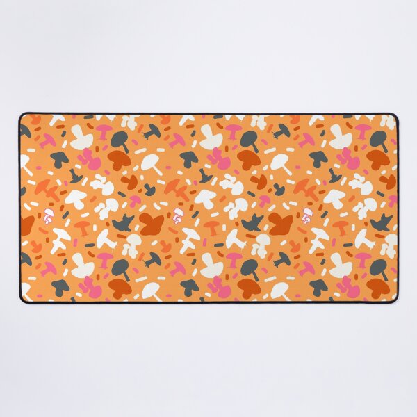 Item preview, Orange Mushroom Wonderland: Black, Red, White designed and sold by ara-designs.
