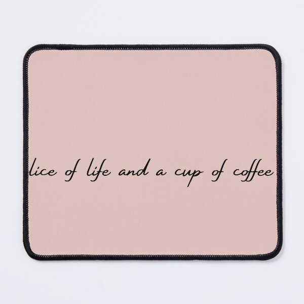 Item preview, Copy of slice of life and a cup of tea - pastel pink background designed and sold by Athenasgirl.