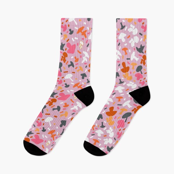 Item preview, Pink Mushroom Dream: Black, Orange, White designed and sold by ara-designs.