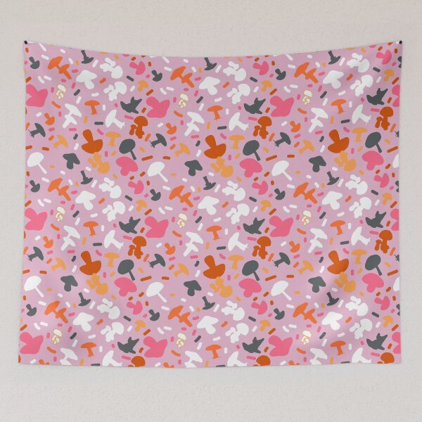 Item preview, Pink Mushroom Dream: Black, Orange, White designed and sold by ara-designs.