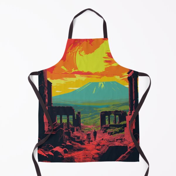 Item preview, A Pop Art Travel Print of Pompeii - Italy designed and sold by StudioRedKoala.